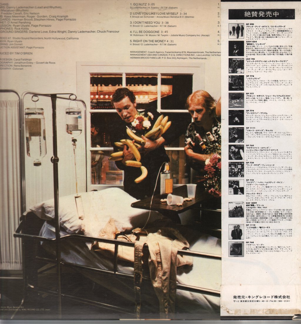 Herman Brood And His Wild Romance - Go Nutz - Lp