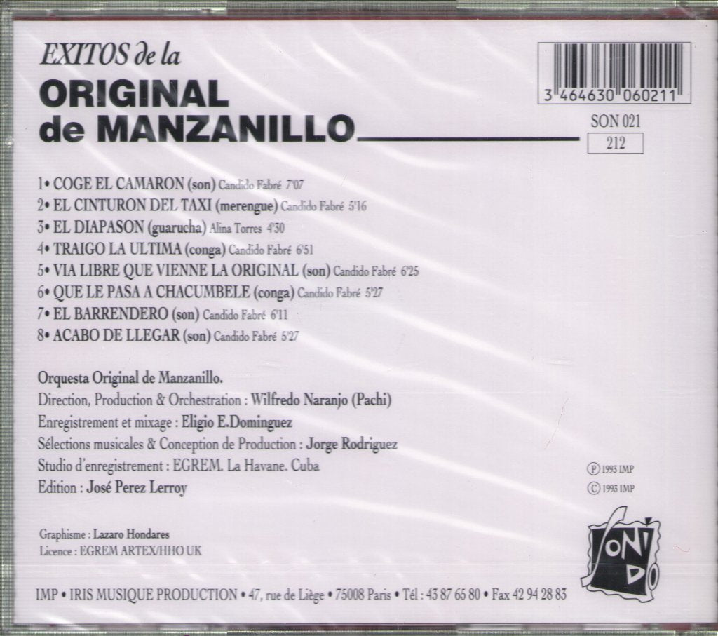 Orquesta Original De Manzanillo - Exitos De La Original De Manzanillo - Cd