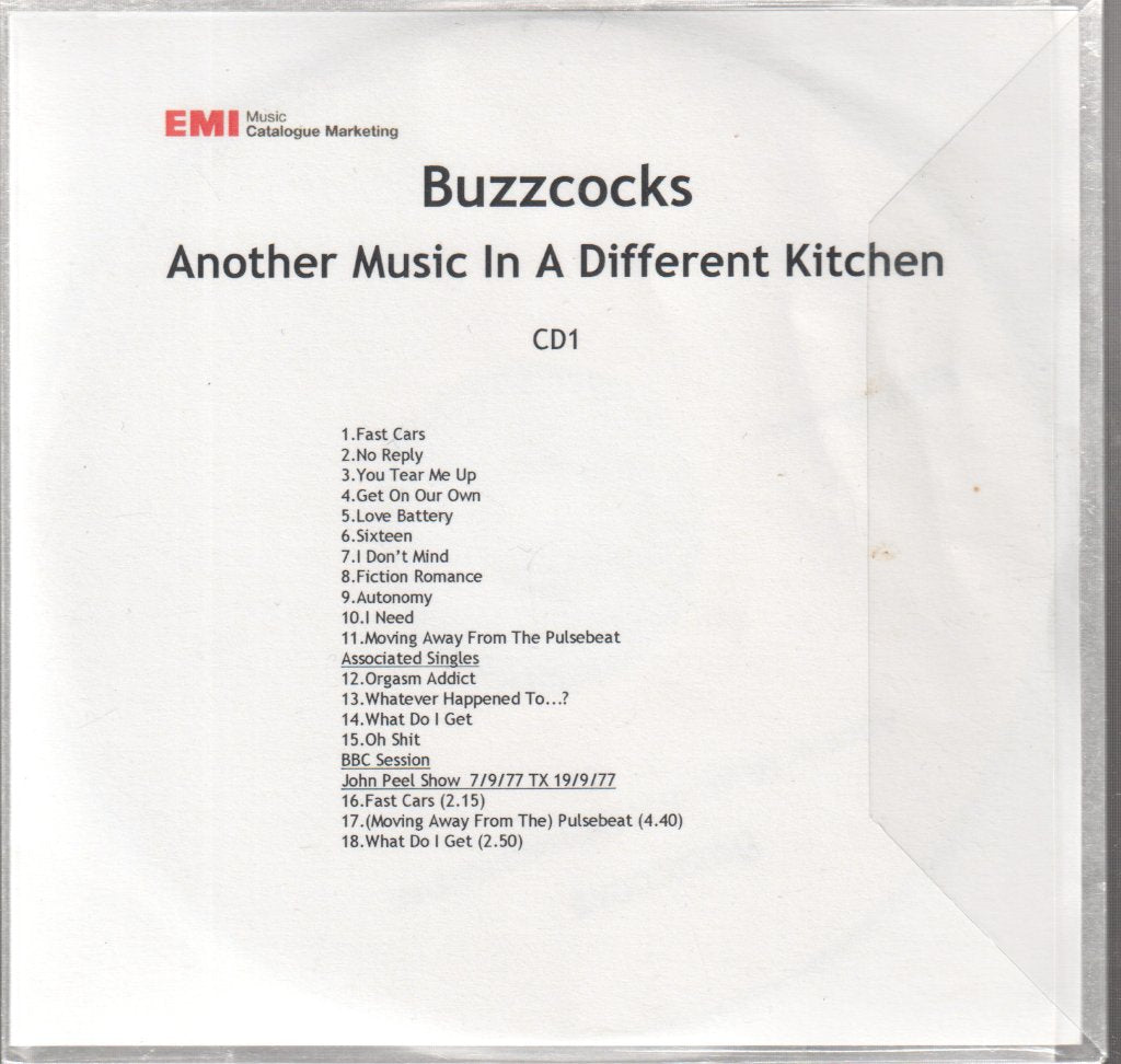 Buzzcocks - Another Music In A Different Kitchen - Cdr