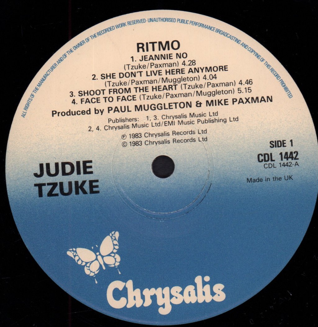 Judie Tzuke - Ritmo - Lp