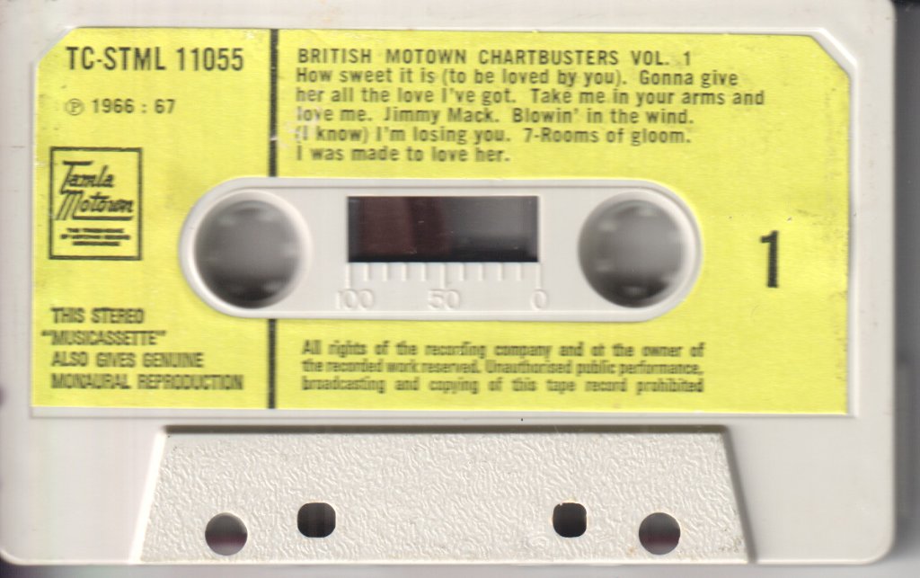 Various Artists - British Motown Chartbusters (Volume 1) - Cassette