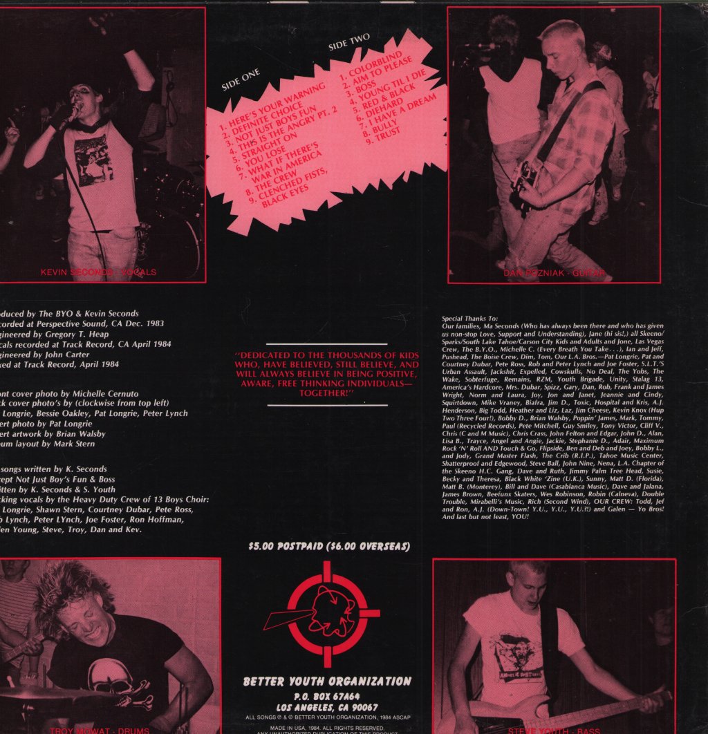 7 Seconds - Crew - Lp