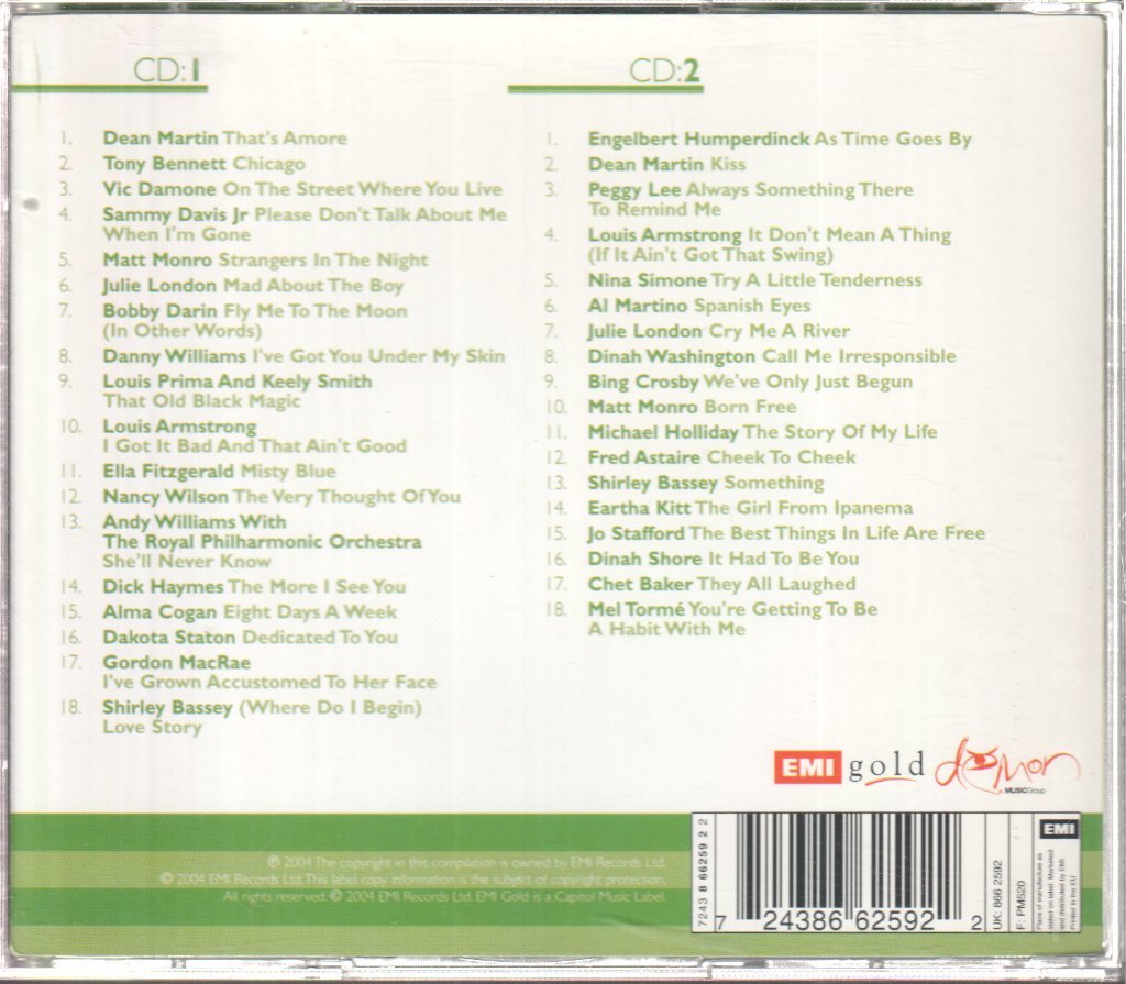 Various Artists - Greatest Easy Listening Album - Double Cd