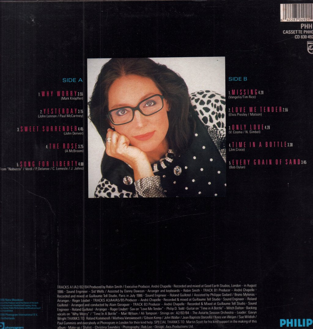 Nana Mouskouri - Why Worry - Lp