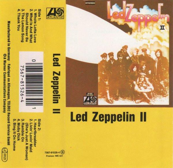 Led Zeppelin - Led Zeppelin II - Cassette