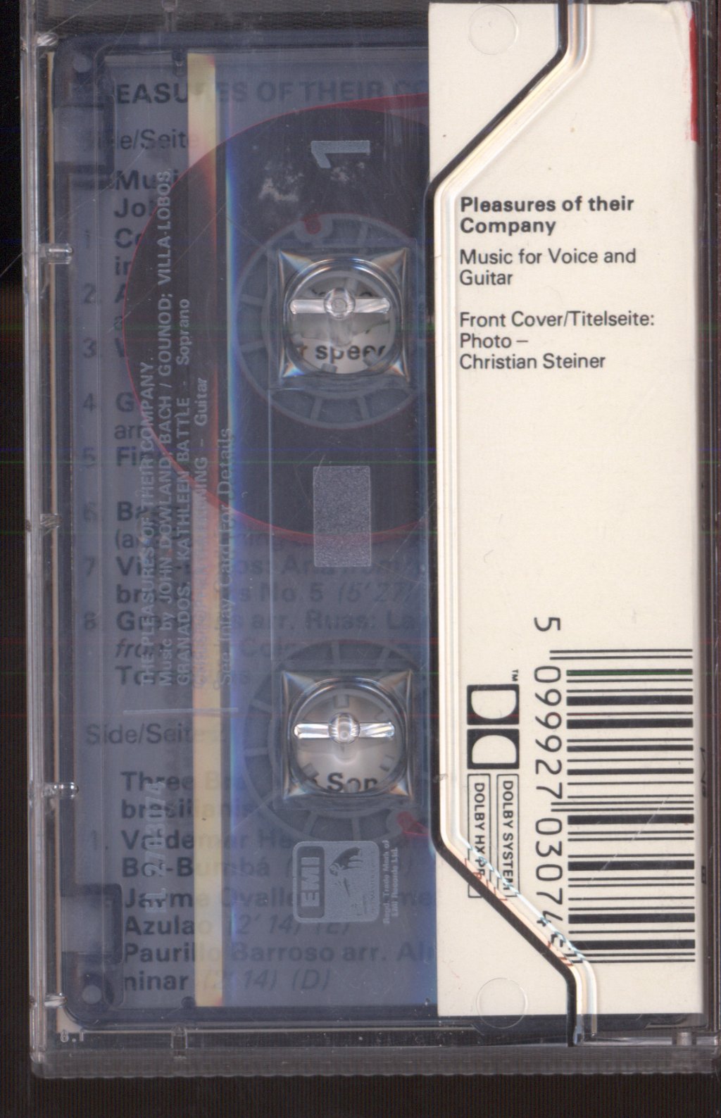 Kathleen Battle / Christopher Parkening - Pleasures Of Their Company - Cassette