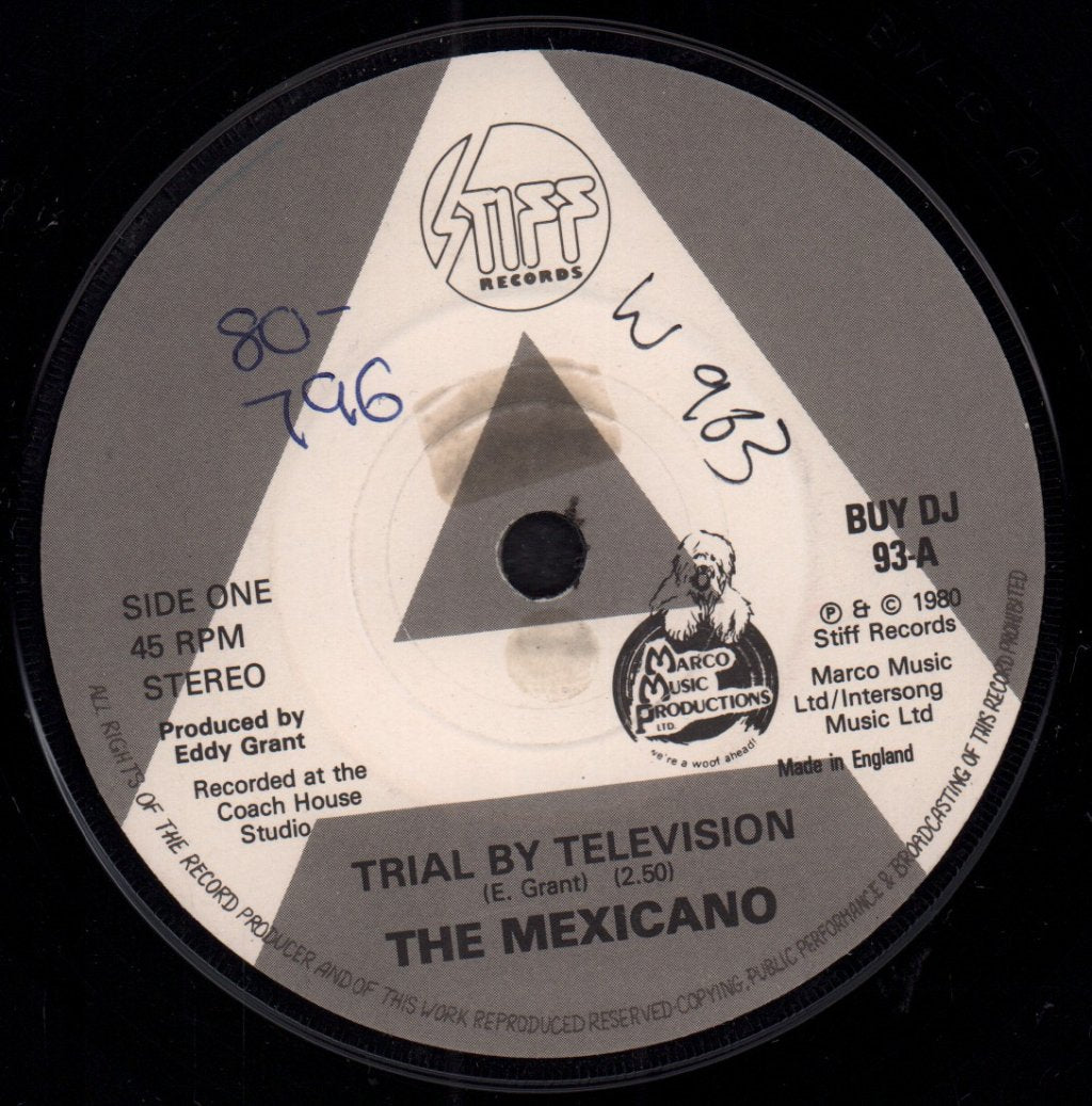 Mexicano - Trial By Television - 7 Inch