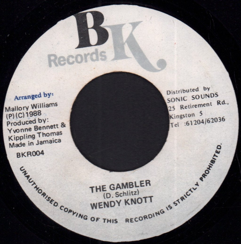 Wendy Knott - Gambler - 7 Inch