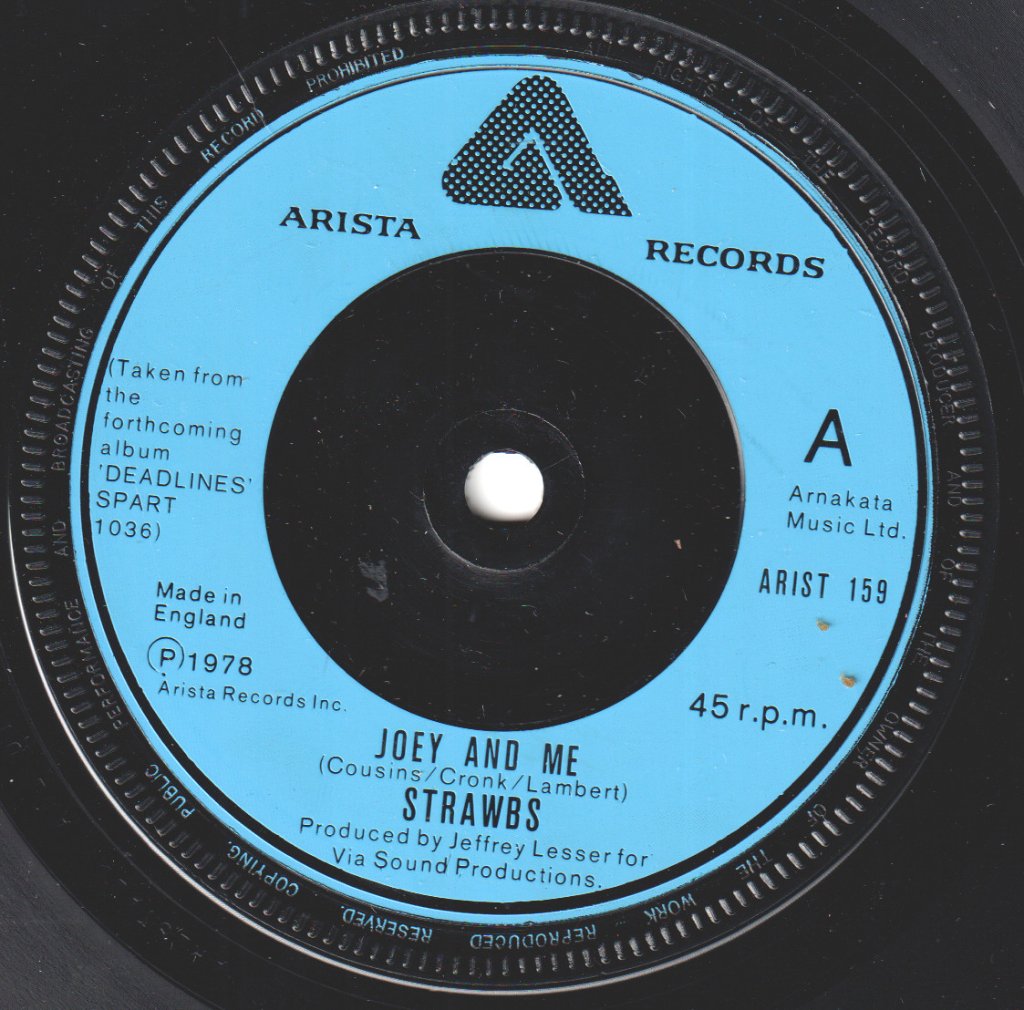 Strawbs - Joey And Me - 7 Inch
