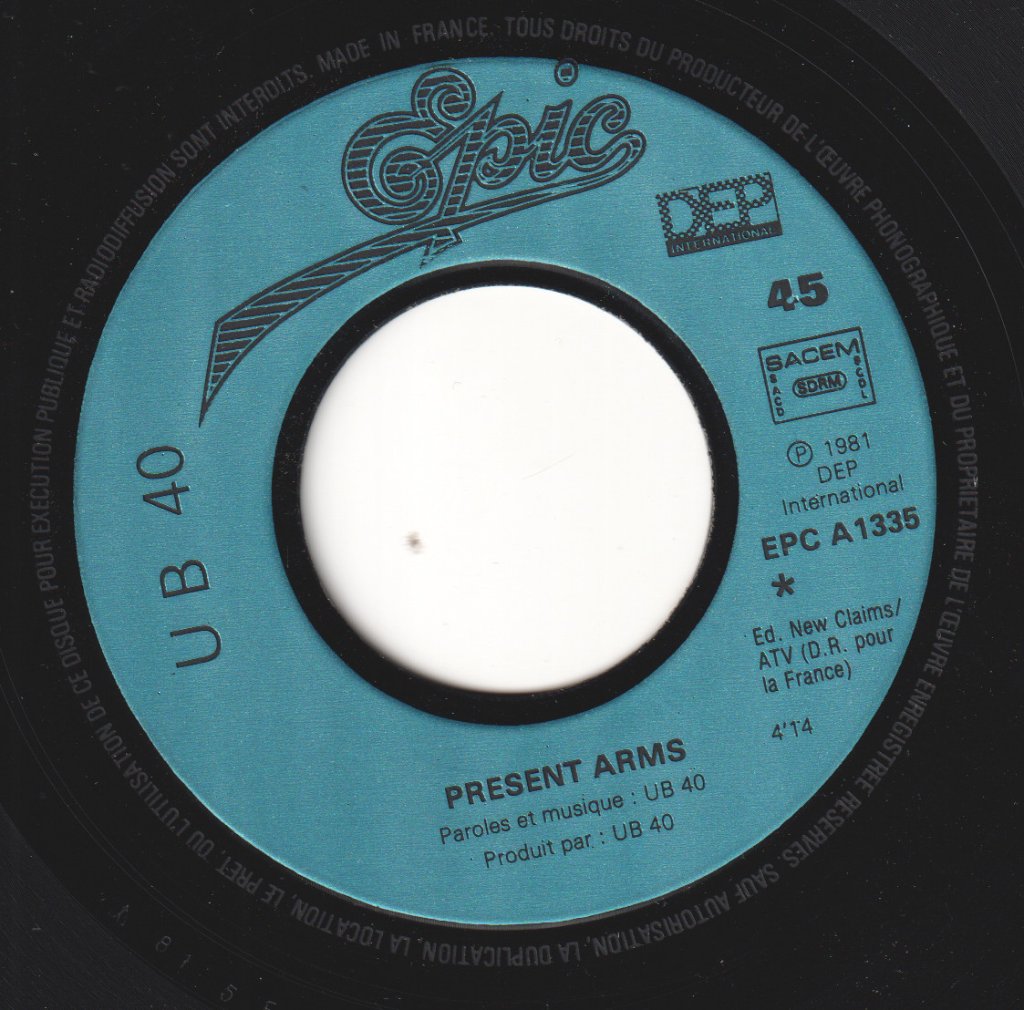 UB40 - Present Arms - 7 Inch