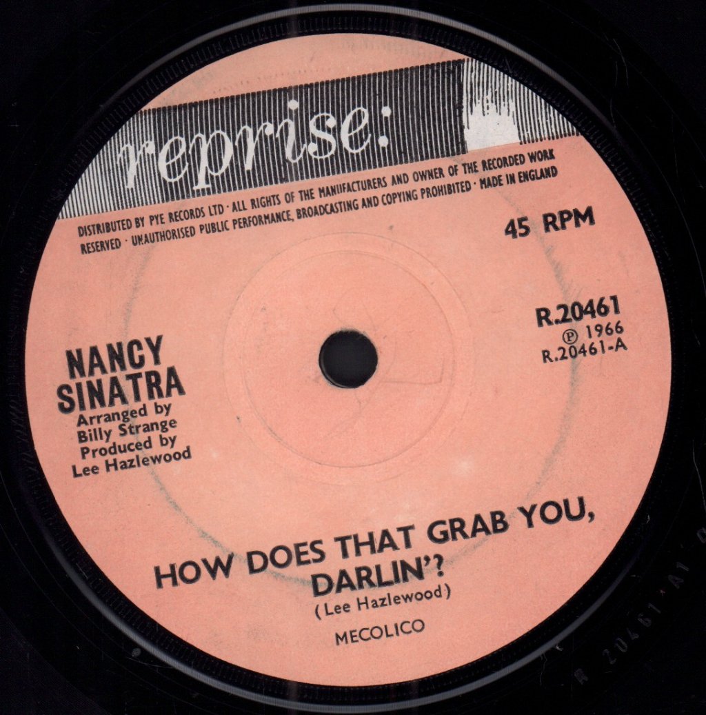 Nancy Sinatra - How Does That Grab You, Darlin' - 7 Inch