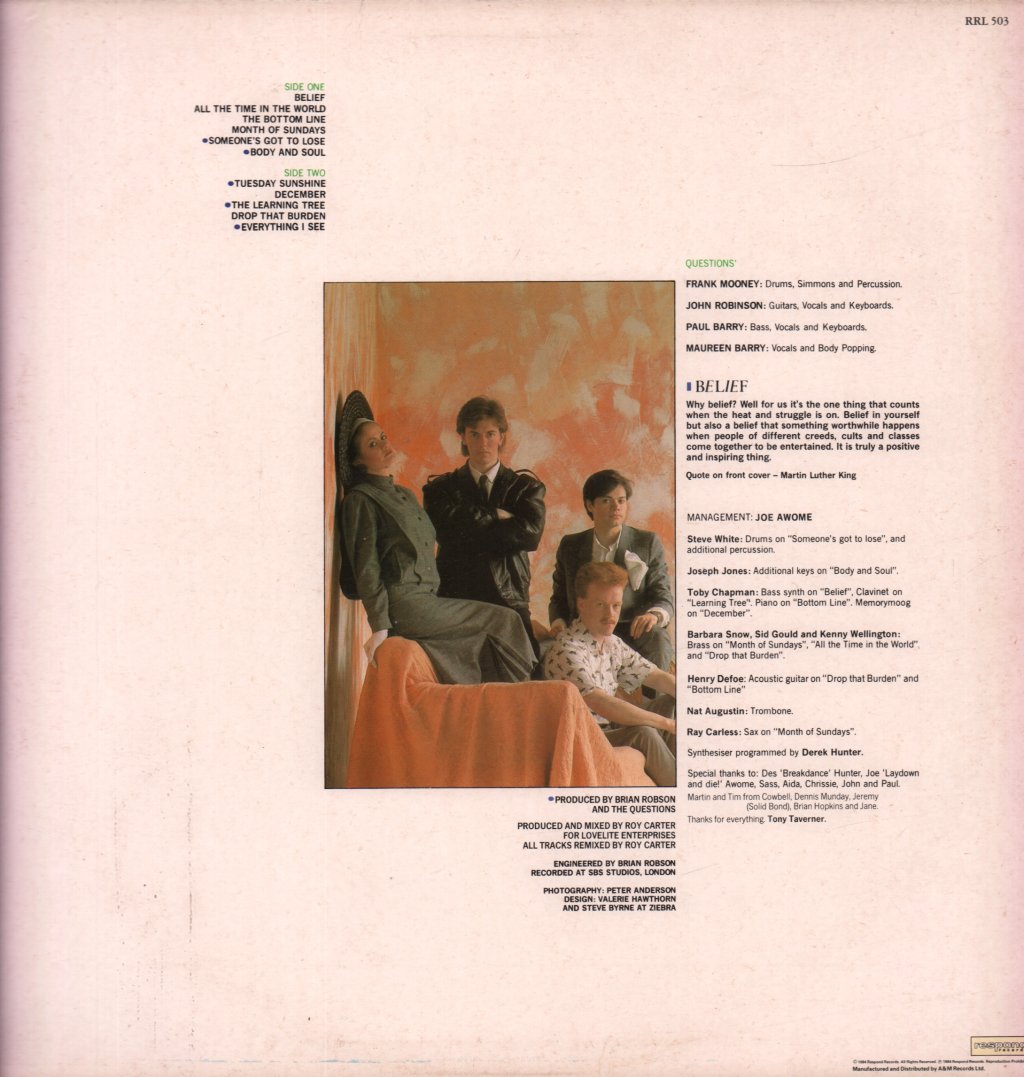 Questions (80'S Group) - Belief - Lp