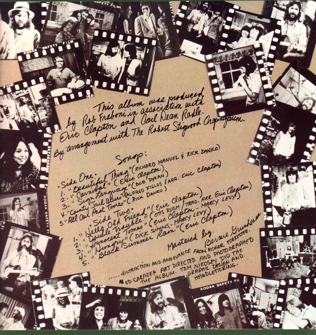 Eric Clapton - No Reason To Cry - Lp