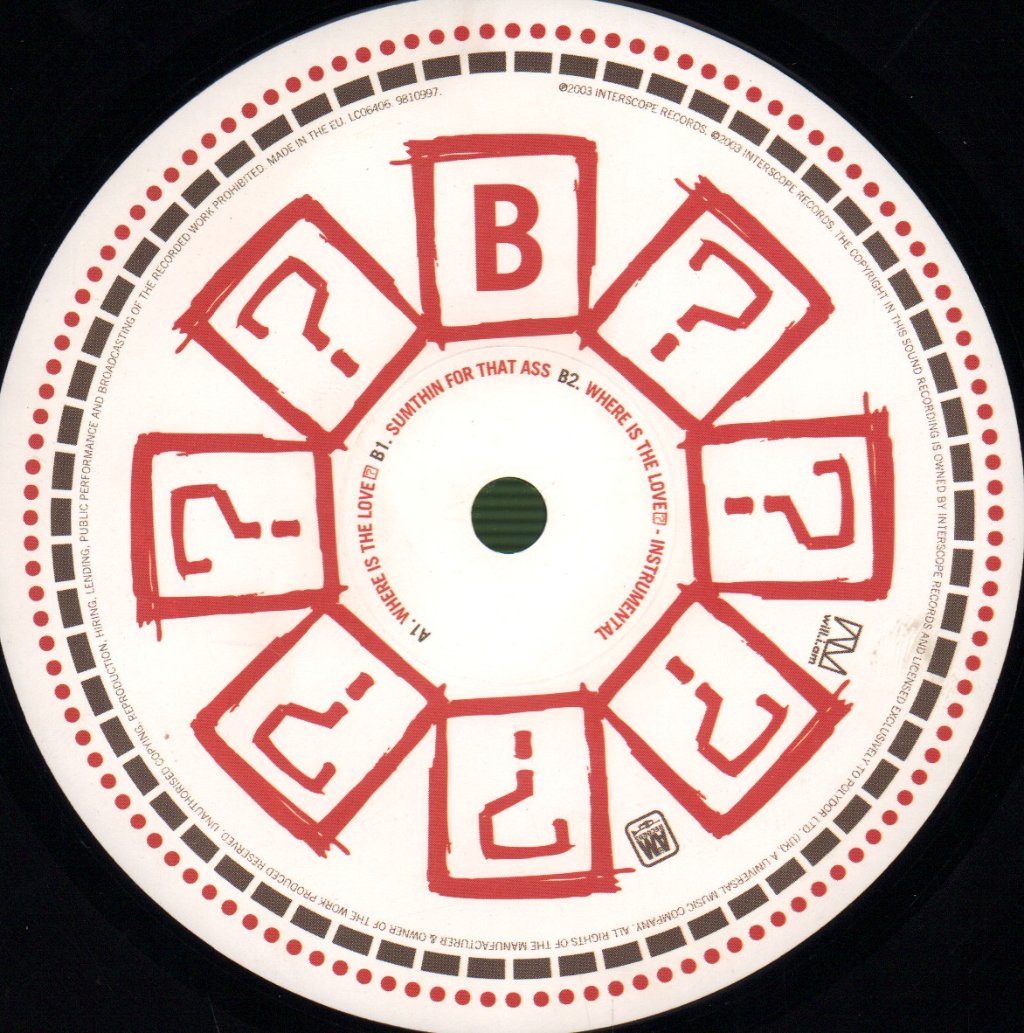 Black Eyed Peas - Where Is The Love? - 12 Inch