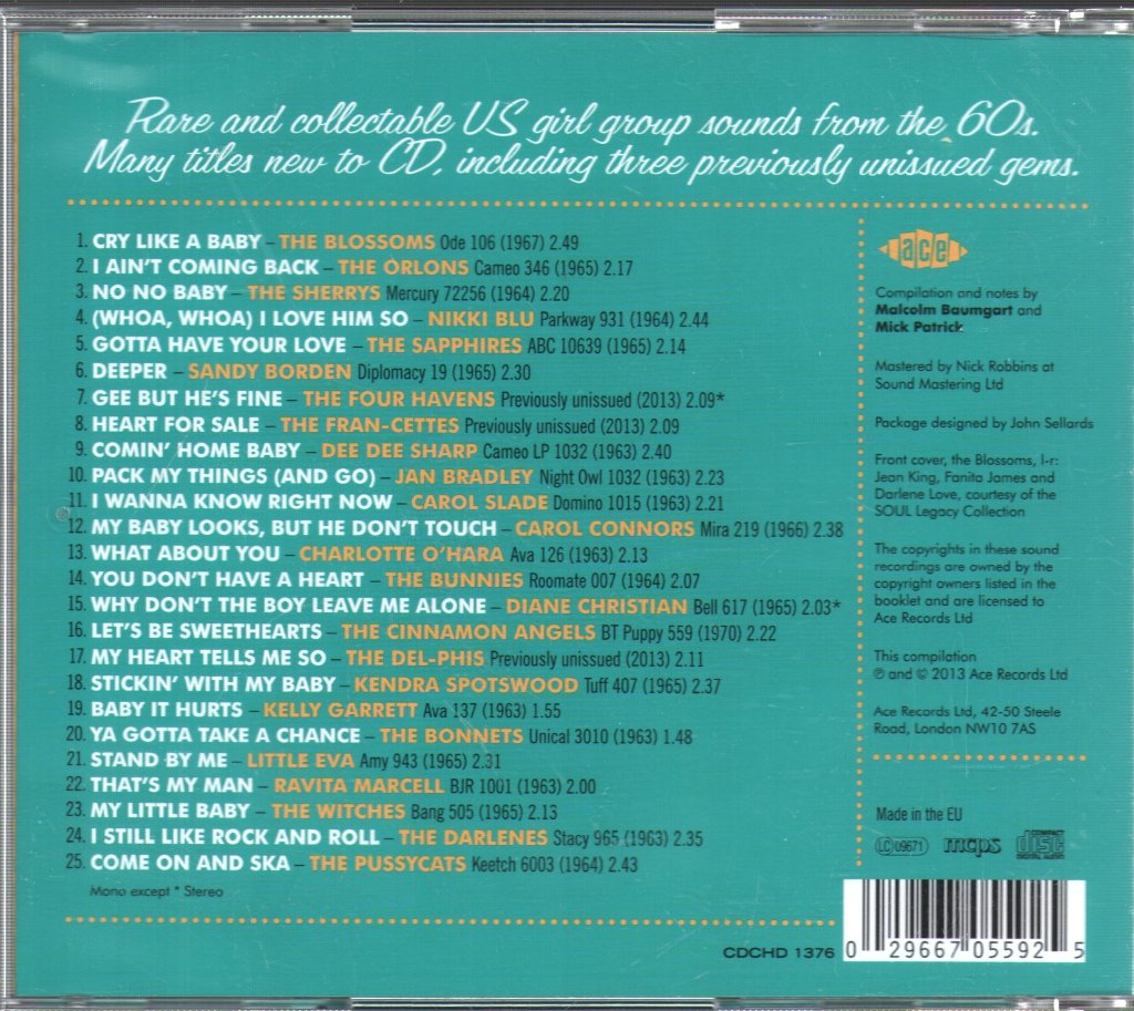 Various Artists - Where The Girls Are Volume 8 - Cd