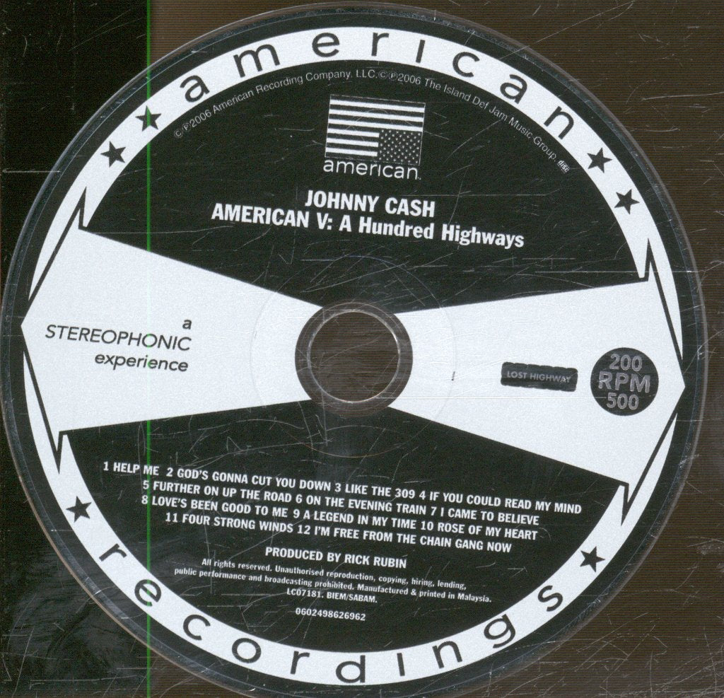 Johnny Cash - American V: A Hundred Highways - Cd
