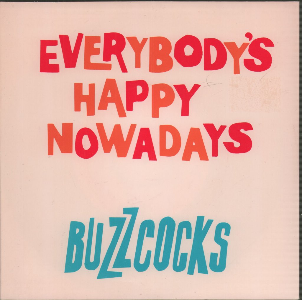 Buzzcocks - Everybody's Happy Nowadays - 7 Inch
