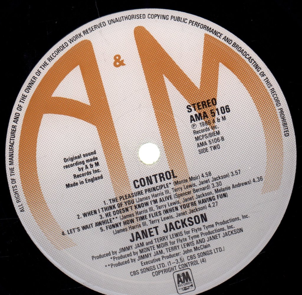 Janet Jackson - Control - Lp