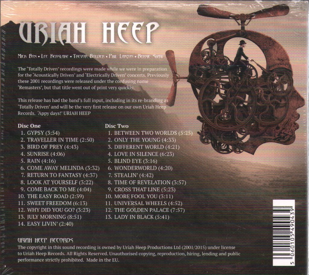 Uriah Heep - Totally Driven - Cd Set