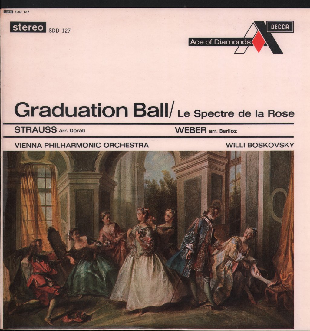 Vienna Philharmonic Orchestra / Willi Boskovsky - Strauss - Graduation Ball / Weber - Le Spectre De La Rose - Lp