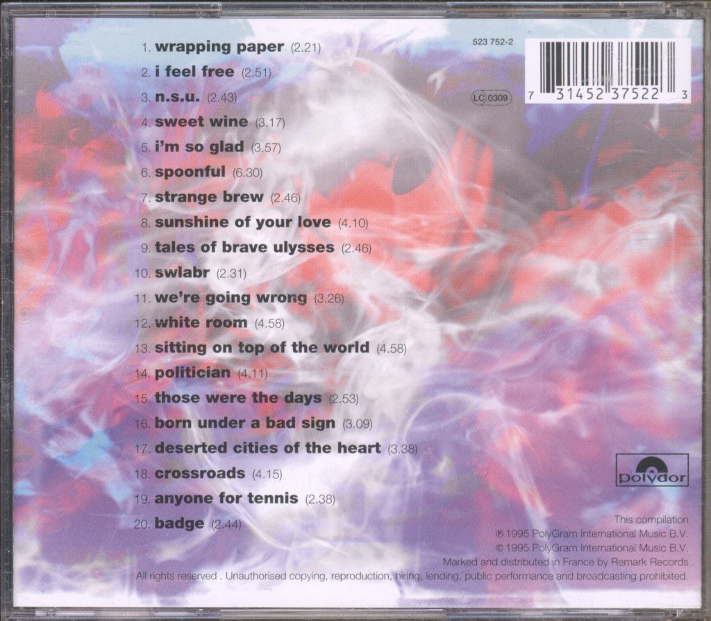 Cream - Very Best Of Cream - Cd