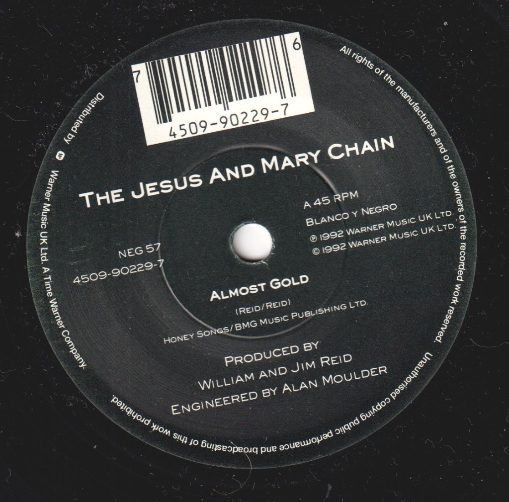 Jesus And Mary Chain - Almost Gold - 7 Inch