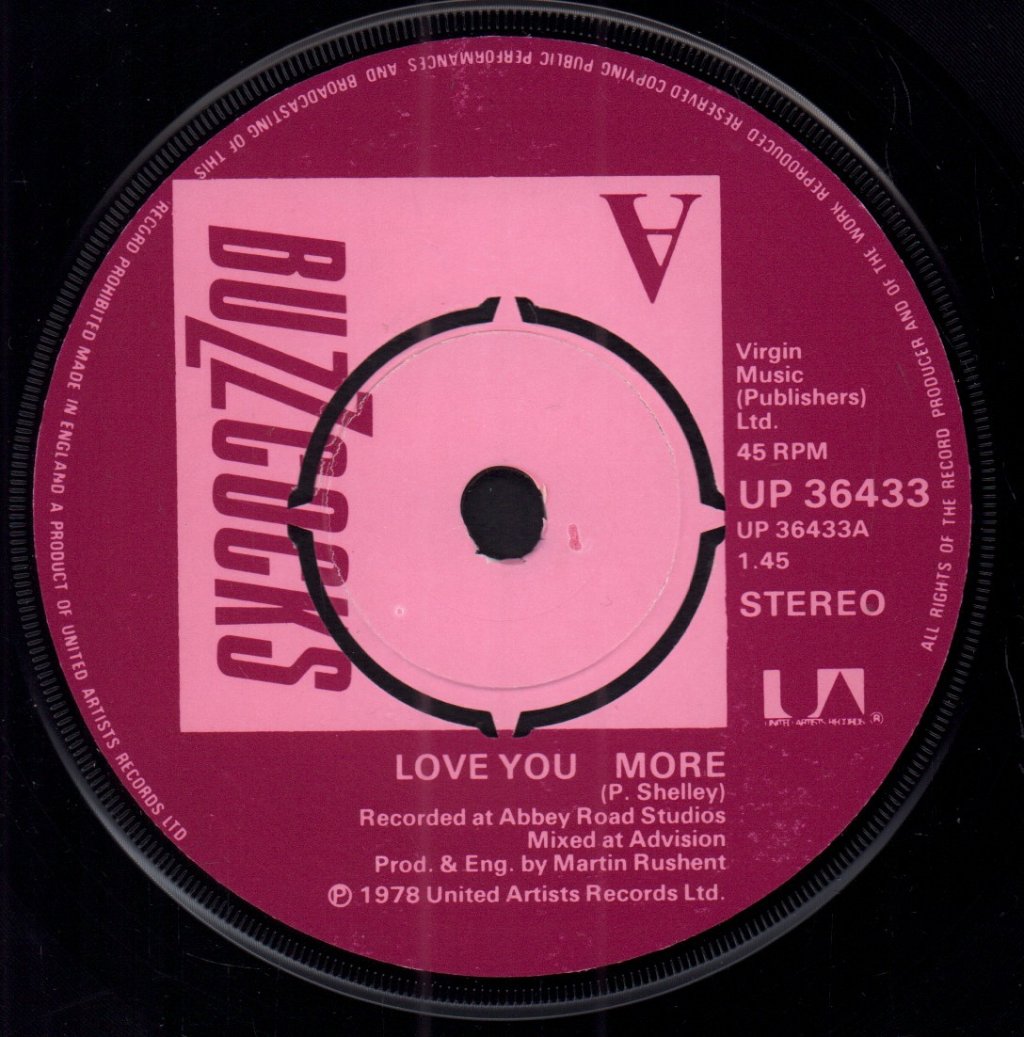 Buzzcocks - Love You More - 7 Inch