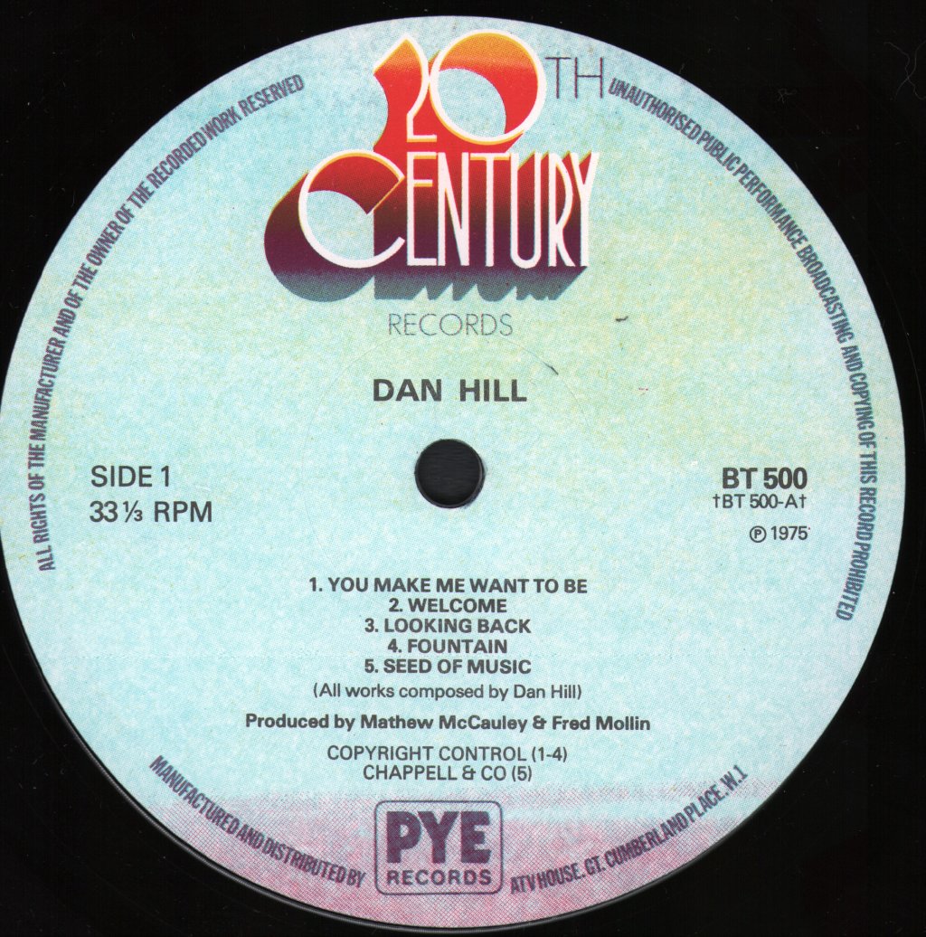 Dan Hill - Dan Hill - Lp