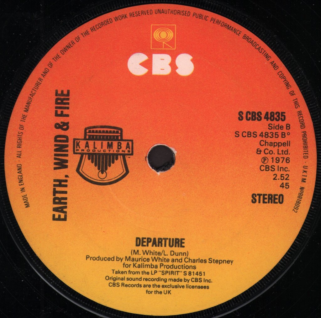 Earth Wind And Fire - Saturday Nite - 7 Inch