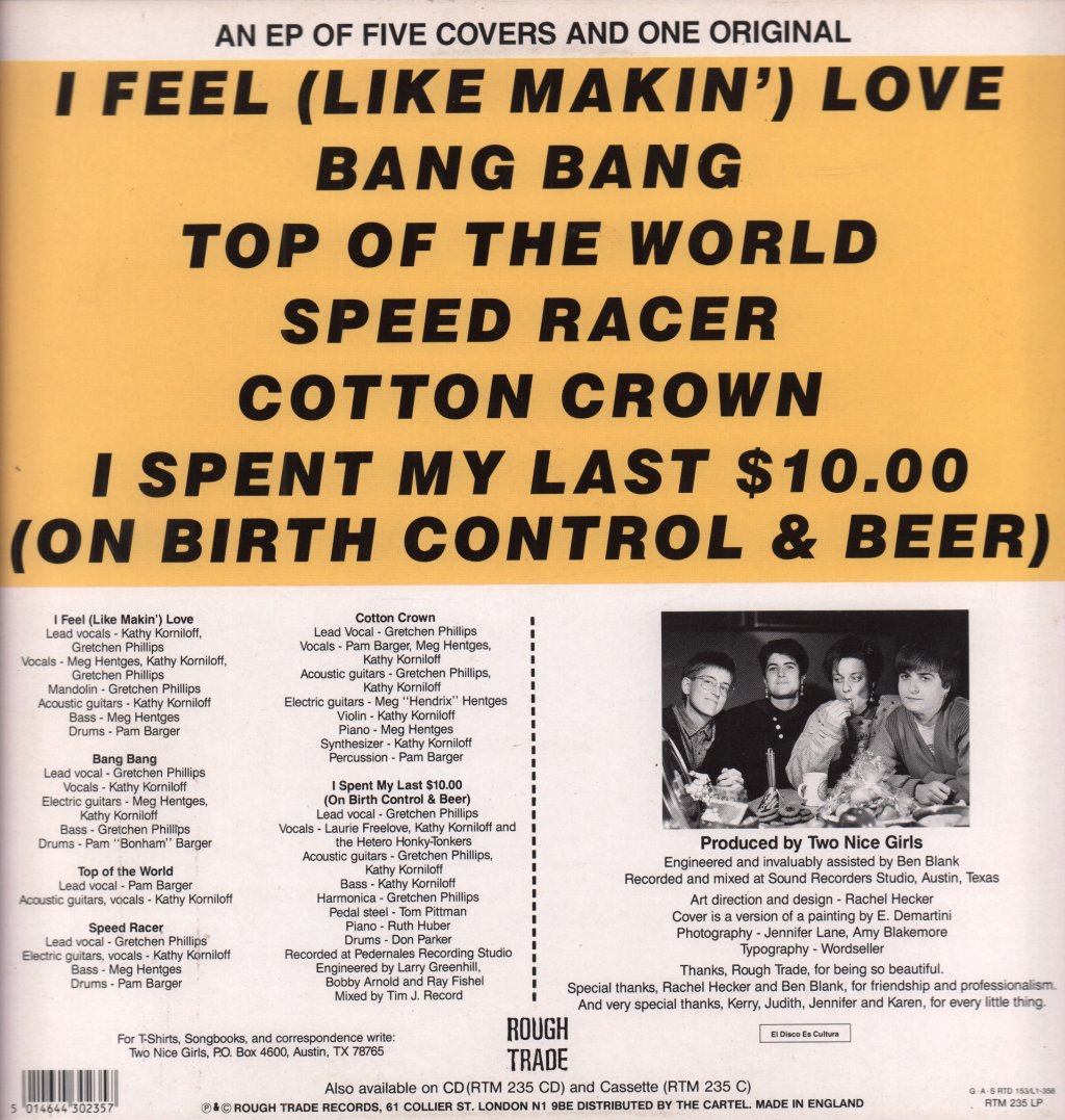 Two Nice Girls - Like A Version - Lp