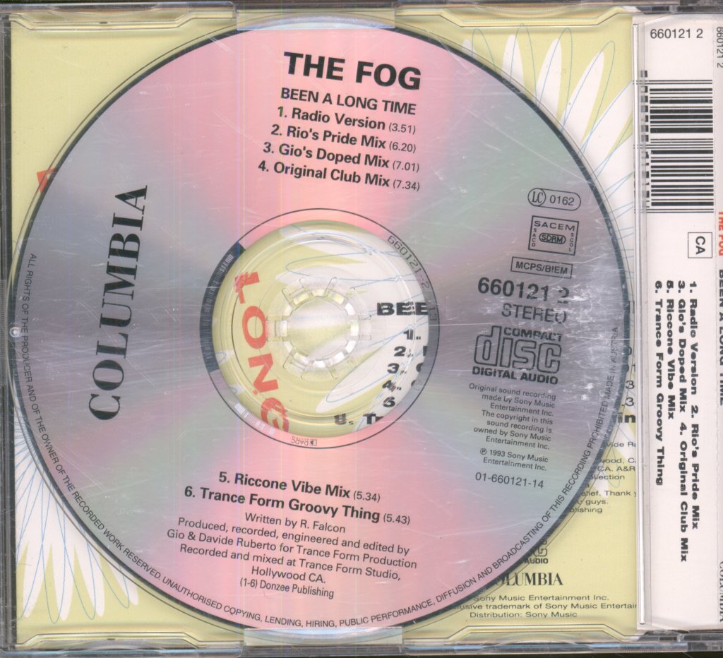 Fog - Been A Long Time - Cd