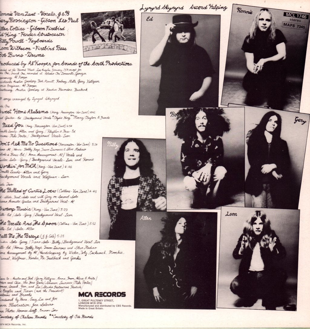 Lynyrd Skynyrd - Second Helping - Lp