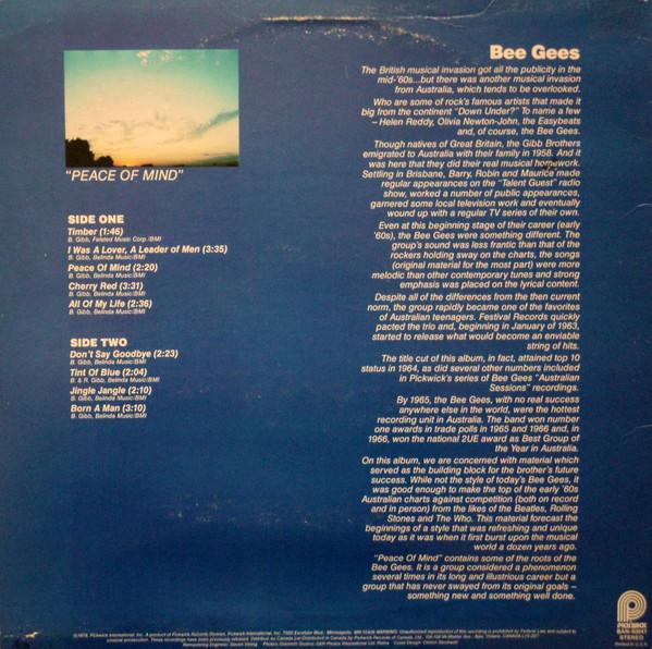 Bee Gees - Peace Of Mind - Lp