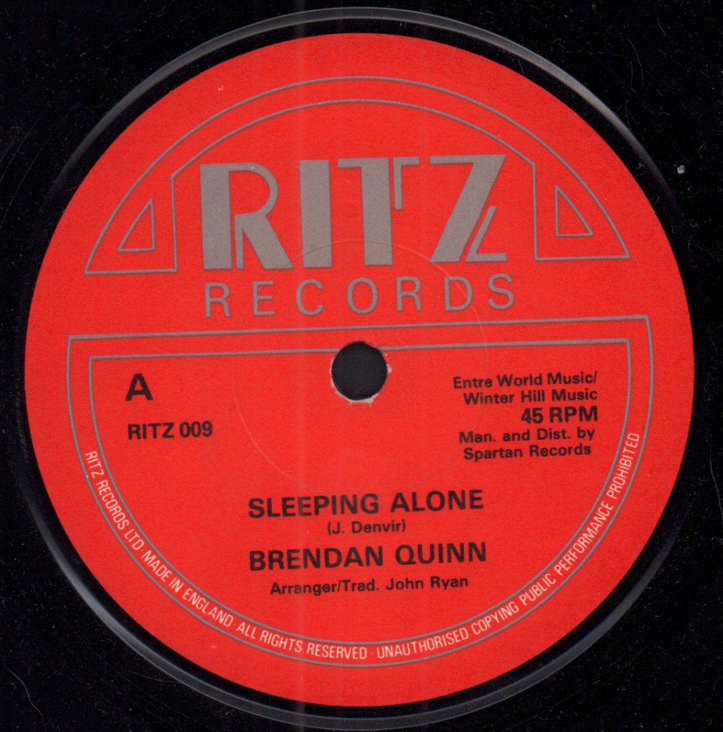 Brendan Quinn - Sleeping Alone - 7 Inch