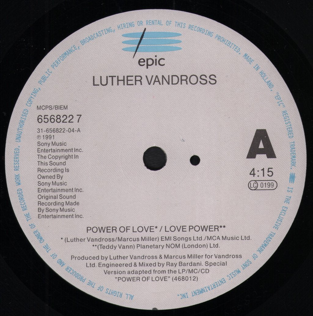 Luther Vandross - Power Of Love/Love Power - 7 Inch
