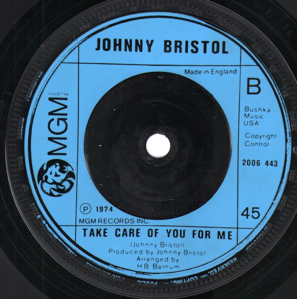 Johnny Bristol - Hang On In There Baby - 7 Inch