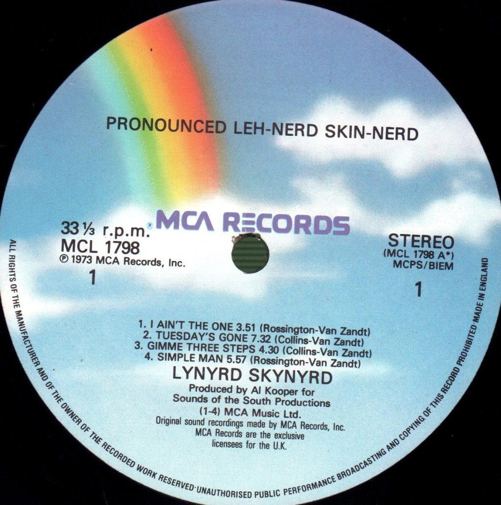 Lynyrd Skynyrd - Pronounce Leh-Nerd Skin-Nerd - Lp
