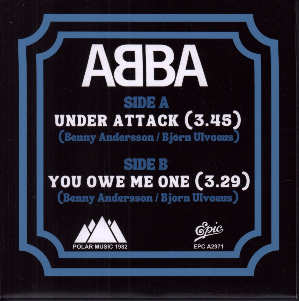 ABBA - Under Attack - 7 Inch