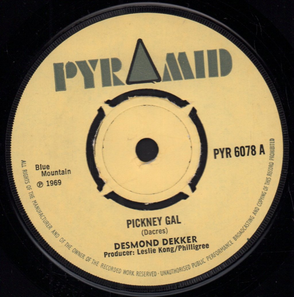 Desmond Dekker - Pickney Gal - 7 Inch