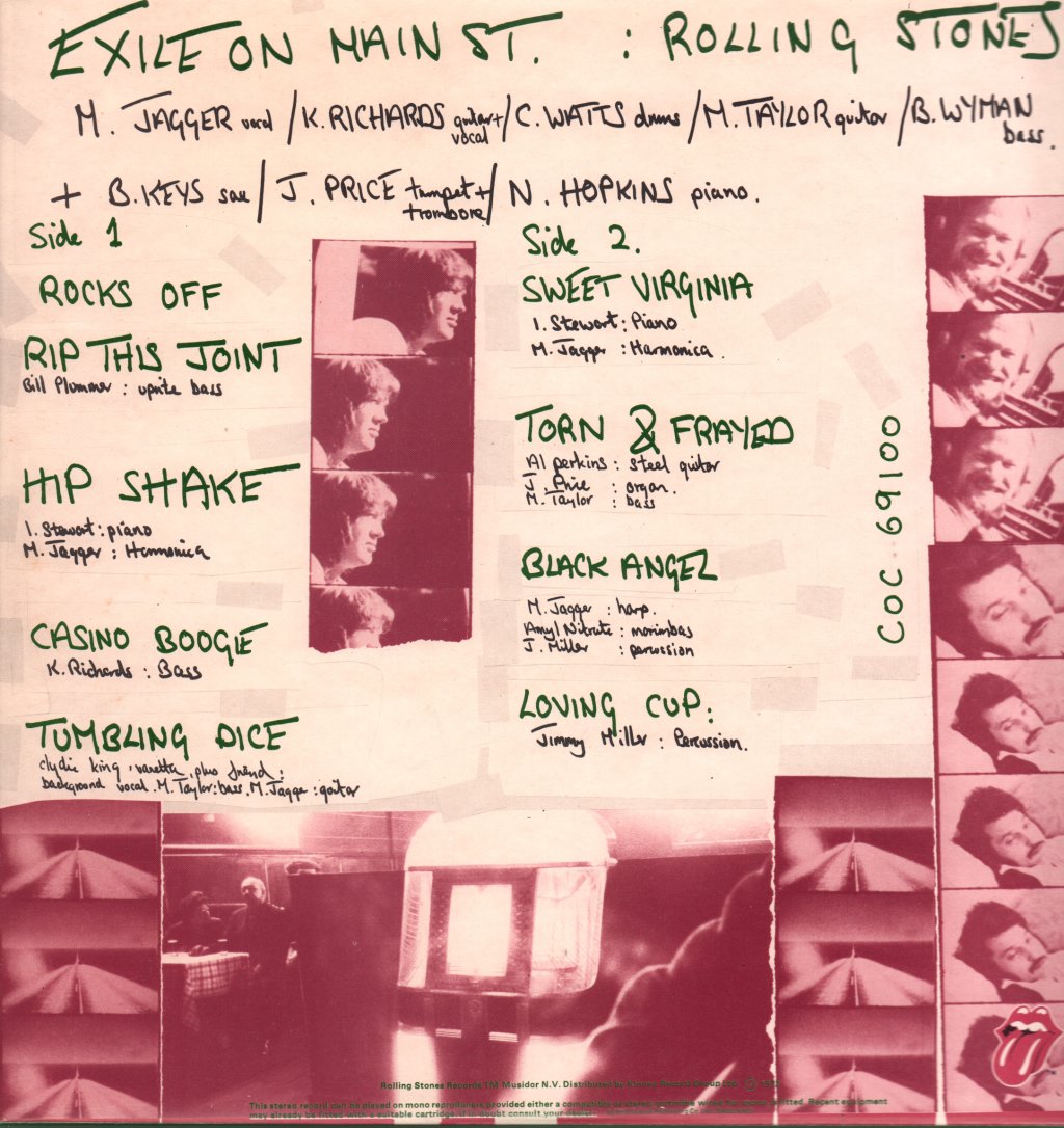 Rolling Stones - Exile On Main St. - Double Lp