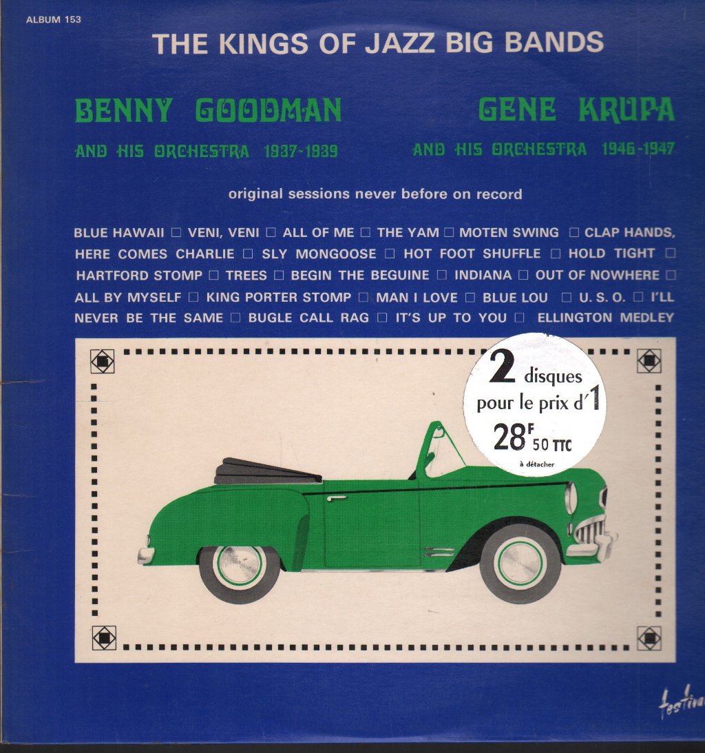 Benny Goodman And His Orchestra/Gene Krupa and his Orchestra - Kings Of Jazz Big Bands - Double Lp