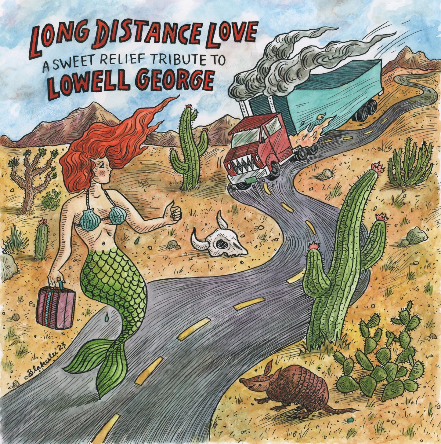 Various Artists - Long Distance Love: A Sweet Relief Tribute To Lowell George - Double Lp