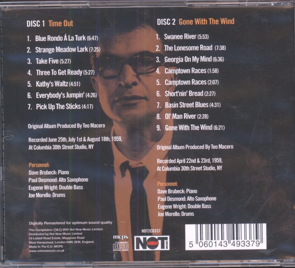 Dave Brubeck - Time Out - Double Cd