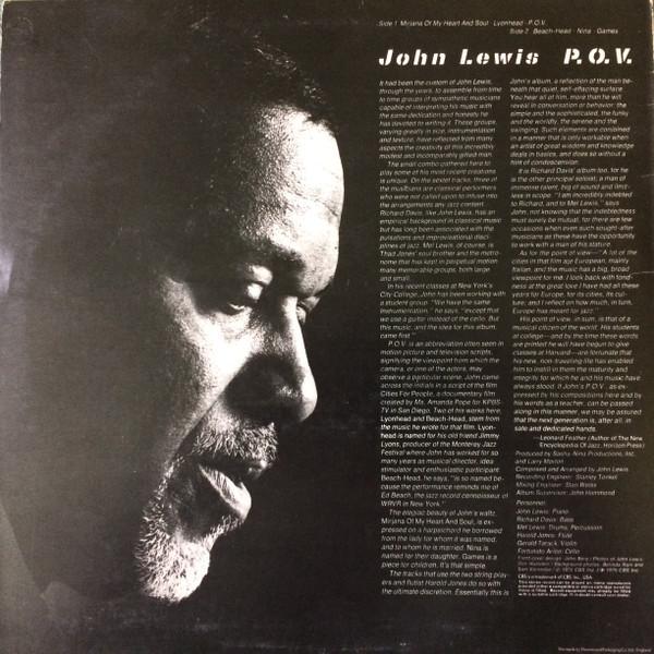 John Lewis - P.O.V. - Lp