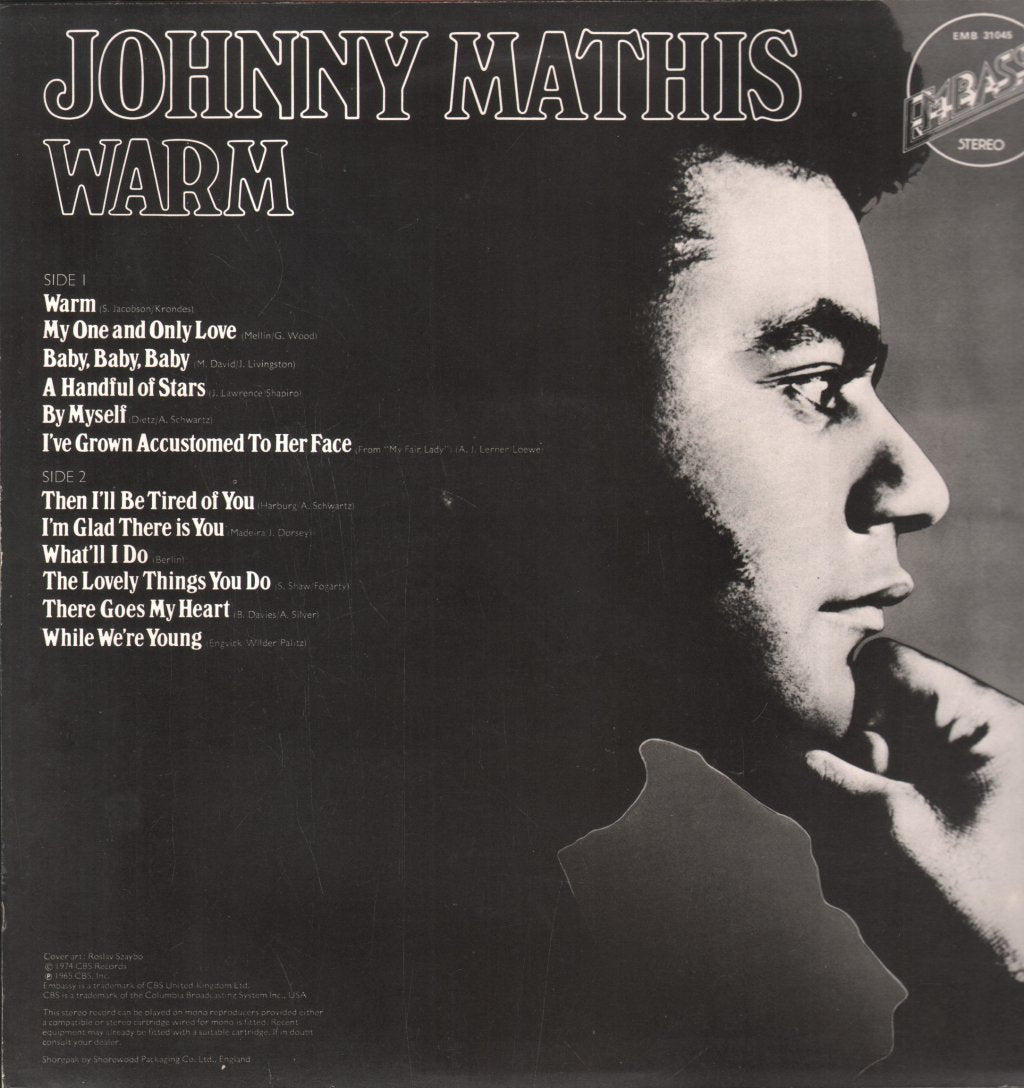Johnny Mathis - Warm - Lp