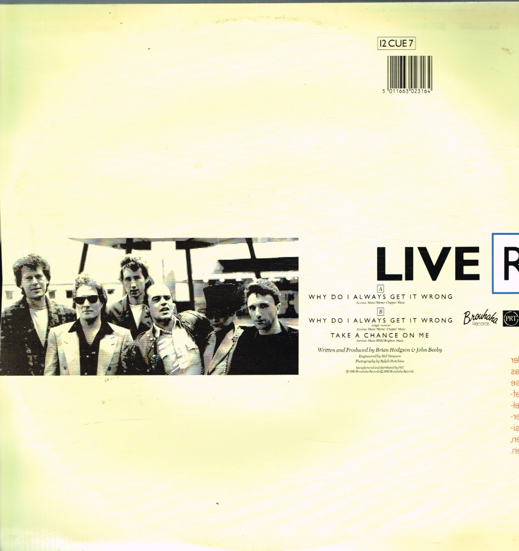 Live Report - Why Do I Always Get It Wrong - 12 Inch