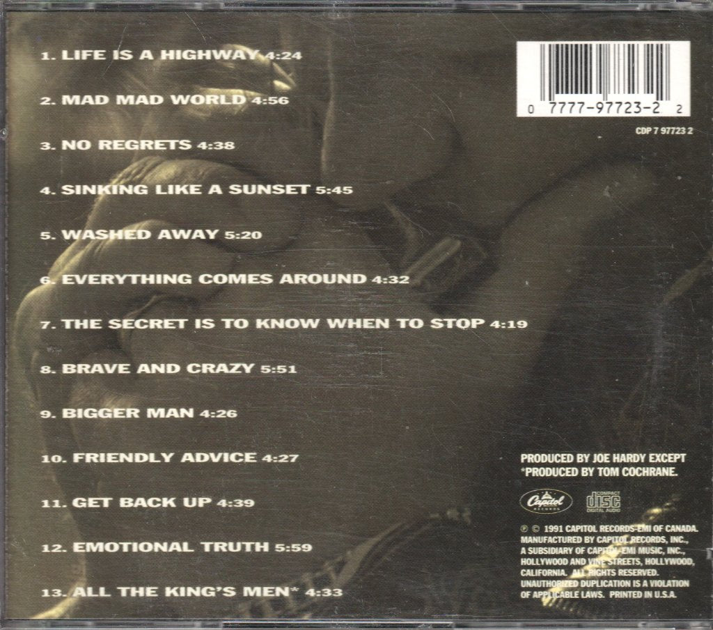 Tom Cochrane - Mad Mad World - Cd