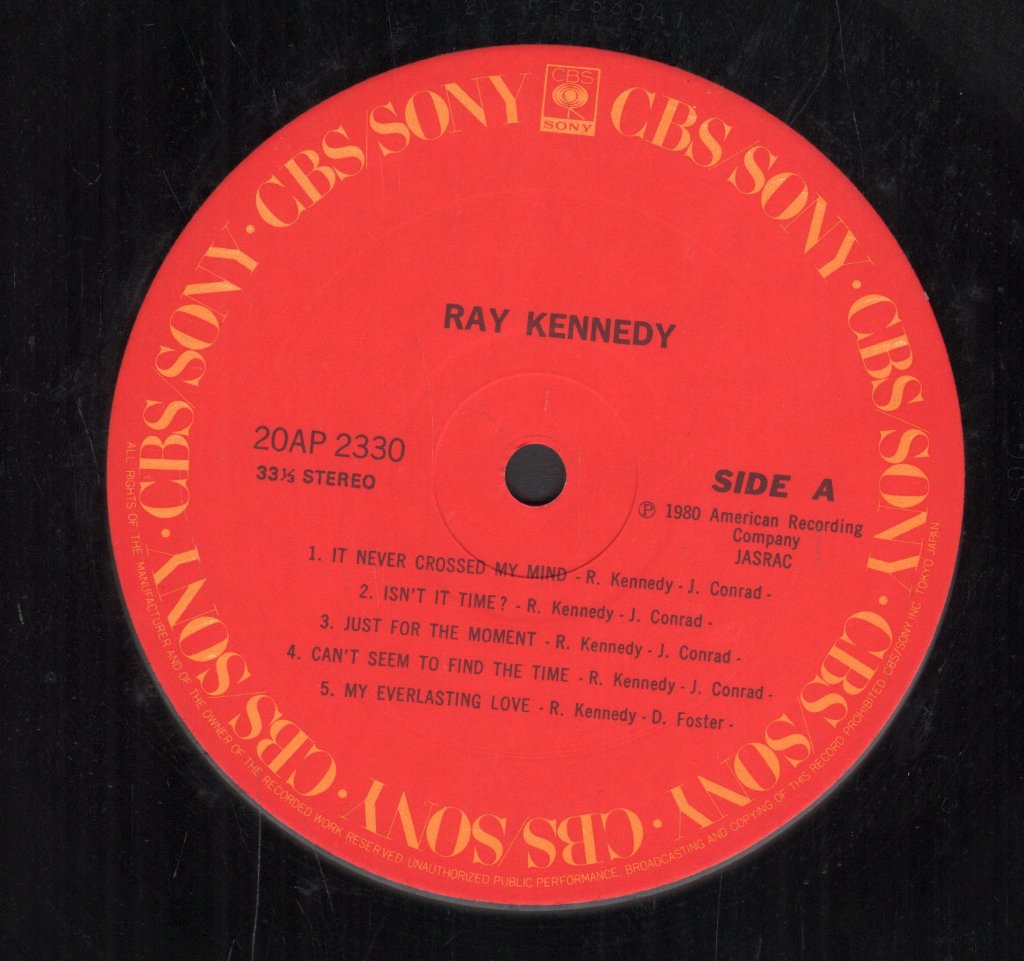 Ray Kennedy - Ray Kennedy - Lp