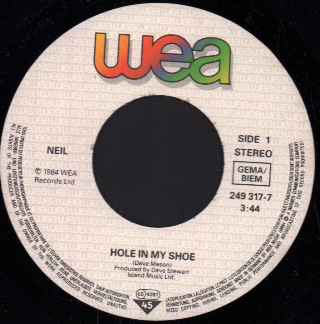 Neil - Hole In My Shoe - 7 Inch