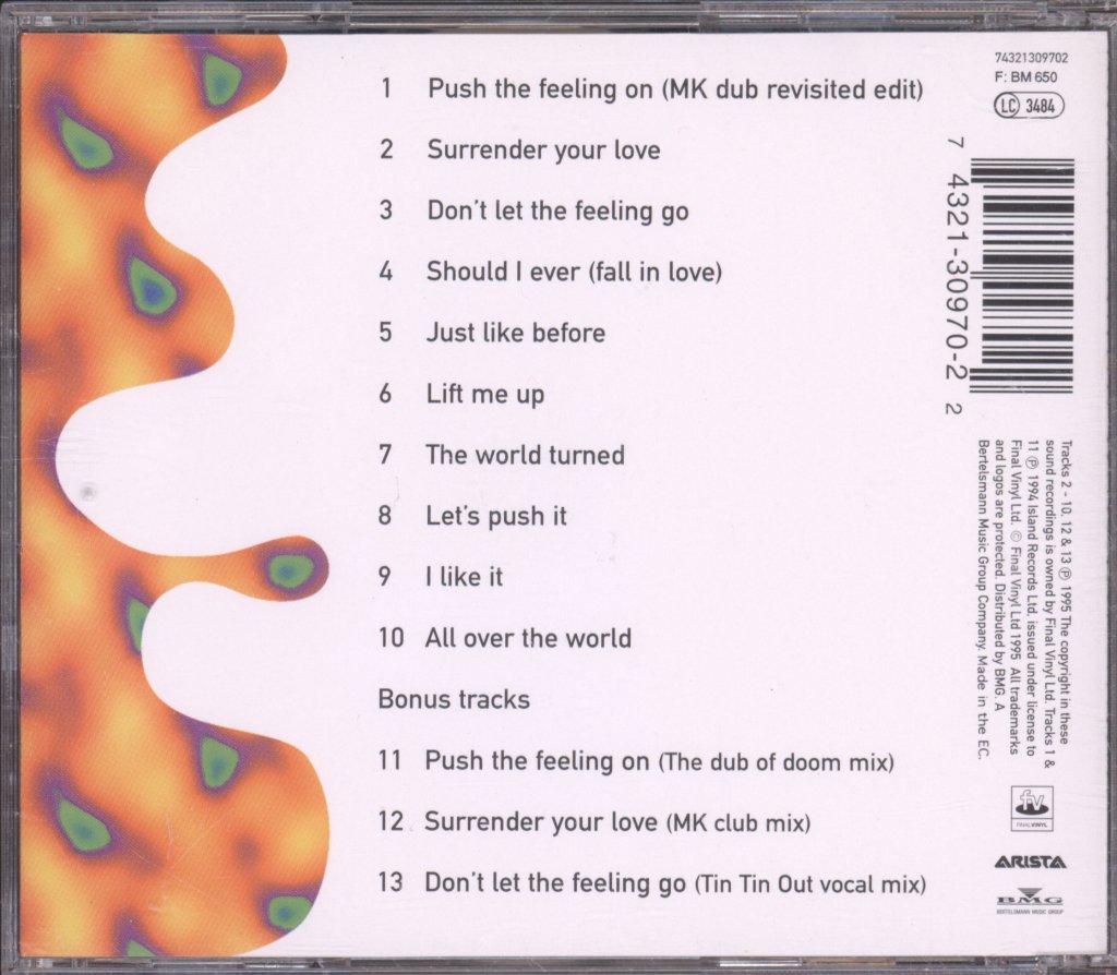 Nightcrawlers - Lets Push It - Cd